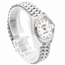 Rolex Datejust 26MM 69179 18K White Gold Presidential Watch